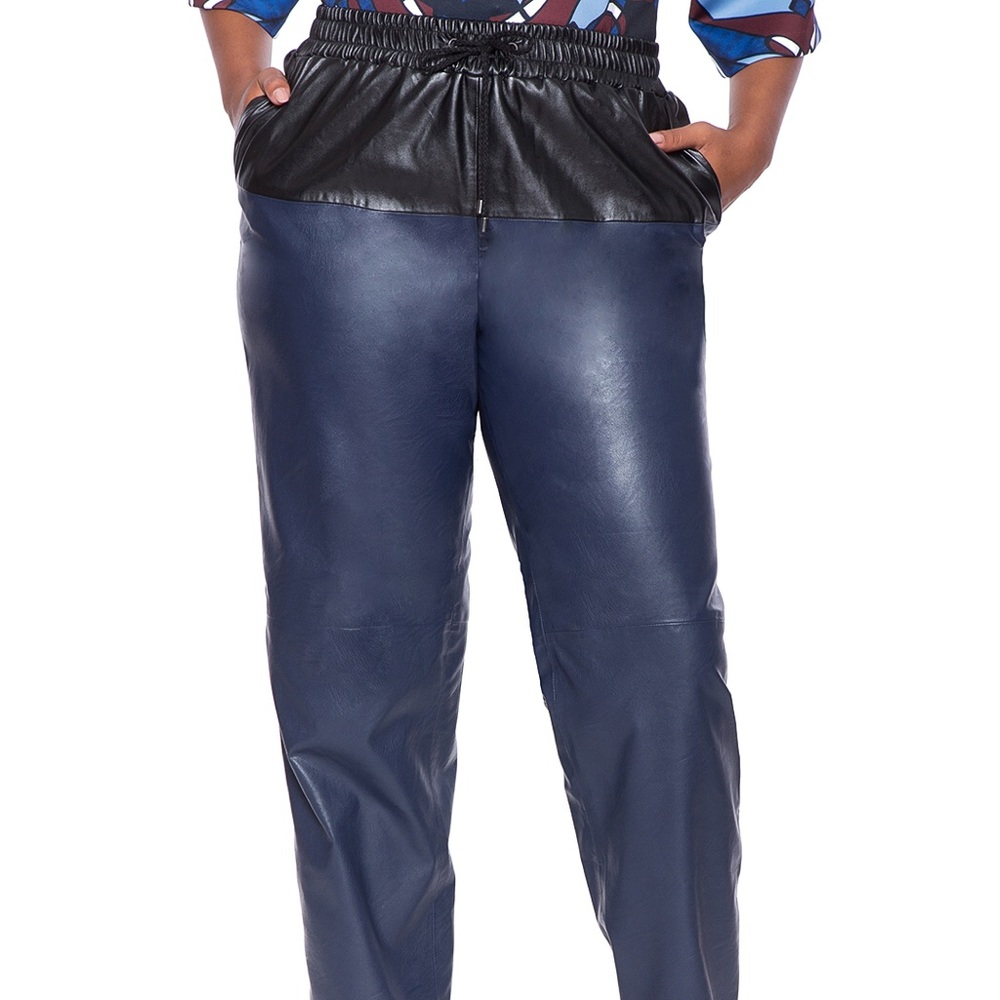 Eloquii black and navy JOGGERS